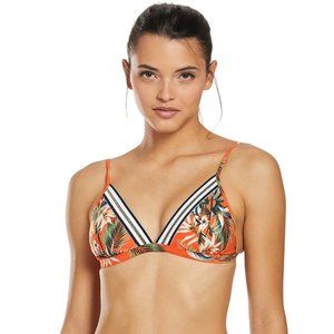 NWT Seafolly X Revolve Fixed Tri Bra in Tangelo
